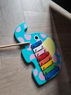Houten xylofoon in de vorm van een olifant, Ophalen of Verzenden, Zo goed als nieuw, Overige typen, Met geluid