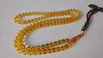 Baltische amber barnsteen tesbih ketting 99, Ophalen of Verzenden, Overige materialen, Ketting