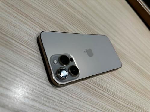 Iphone 13 pro max, Goud, Telecommunicatie, Mobiele telefoons | Apple iPhone, Zo goed als nieuw, 256 GB, Zonder abonnement, Zonder simlock