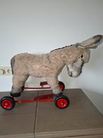 Steiff ezel op wieltjes, Antiek en Kunst, Ophalen of Verzenden