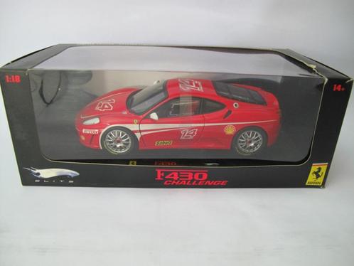 Ferrari 430 Challenge 1/18 Elite J2923, Hobby en Vrije tijd, Modelauto's | 1:18, Zo goed als nieuw, Auto, Hot Wheels, Verzenden