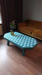 Hele leuke (blokjes tegel) salontafel, Huis en Inrichting, Tafels | Salontafels, Ophalen, Overige materialen, 100 tot 150 cm, Modern retro