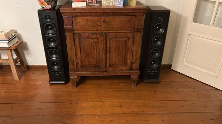 Mission 753 luidsprekers met Rotel RX875 receiver, Audio, Tv en Foto, Luidsprekers, Gebruikt, Front, Rear of Stereo speakers, Overige merken