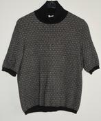 Max Mara truitje met korte mouwen lamswol maat L, Verzenden, Zwart, Zo goed als nieuw, Maat 42/44 (L)