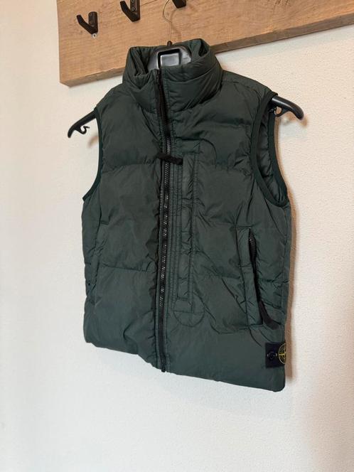 Stone Island Junior | Bodywarmer | Donkergrijs | 142, Kinderen en Baby's, Kinderkleding | Maat 140, Zo goed als nieuw, Jongen of Meisje