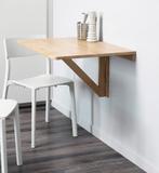 NORBO ikea klaptafel voor wandbevestiging 79x59 cm, Ophalen, Gebruikt, 50 tot 100 cm, Tot twee personen