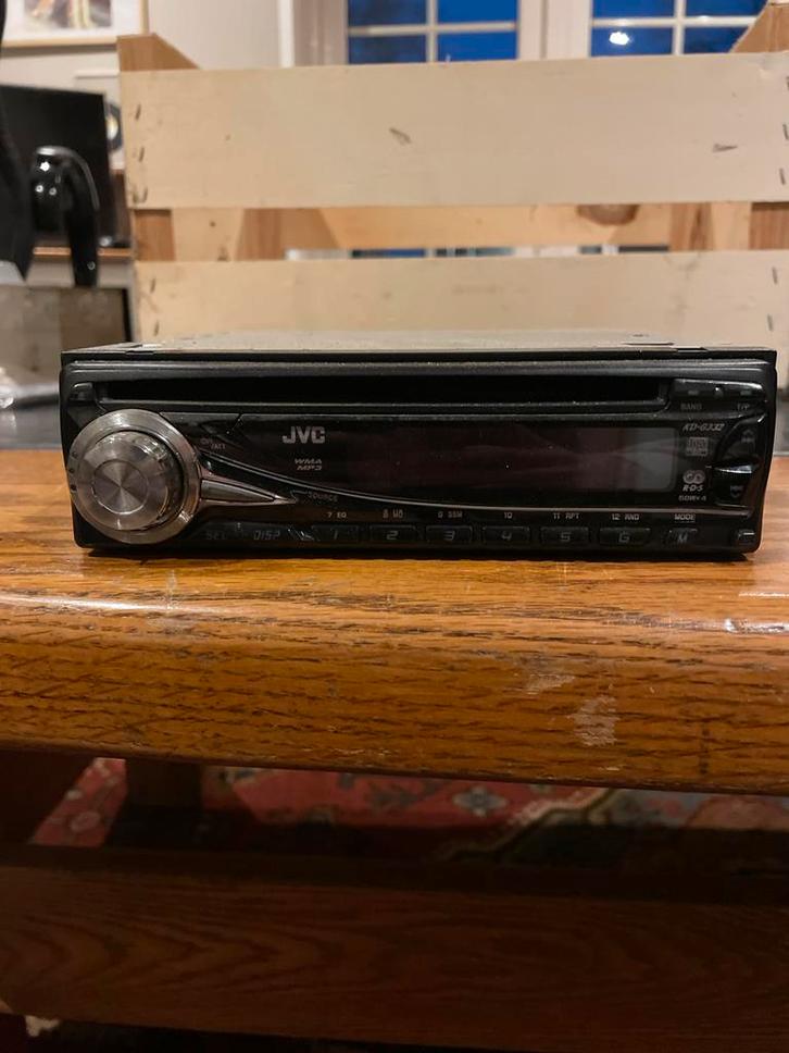 JVC KD-G332 Autoradio met Boekje, Auto diversen, Autoradio's, Gebruikt, Ophalen of Verzenden