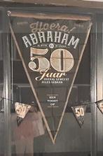 GROTE ABRAHAM vlag en 4 vlaggetjes slingers(80 vlaggetjes), Ophalen of Verzenden, Zo goed als nieuw, Abraham of Sarah