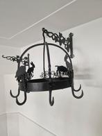 Gietijzeren pannen/vleesrek met dierenmotieven, Ophalen of Verzenden, Gebruikt