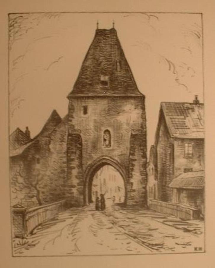 litho Kees Heynsius, Antiek en Kunst, Kunst | Litho's en Zeefdrukken, Ophalen of Verzenden