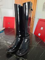 Lange lak laarzen maat 37, Ophalen of Verzenden, Gedragen, Zwart, Hoge laarzen