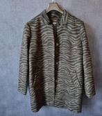 SHOEBY EKSEPT zebra zw/gr winterjas dames mt XXL NIEUW, Zwart, Maat 46/48 (XL) of groter, Nieuw, Ophalen of Verzenden