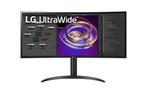 LG 34WP85C-B monitor, Computers en Software, IPS, Zo goed als nieuw, Hoofdtelefoonaansluiting, DisplayPort
