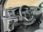 Ford Transit Custom 2.0TDCI 130PK Aut / Cruisecontrol / Euro, Stof, 4 cilinders, Met garantie (alle), Zwart