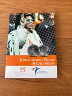 Zilveren 10 Euro Jubileummunt 2005, Koningin Beatrix, Zilver, Euro's, Ophalen of Verzenden
