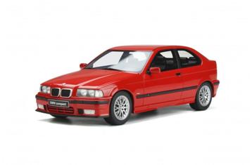 OttoMobile 1/18 BMW E36 318i compact rood OT372 beschikbaar voor biedingen