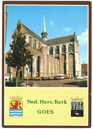 909968 Goes Zeeland 86 Ned Herv Kerk Gelopen met postzegel  beschikbaar voor biedingen