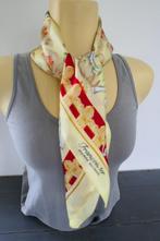 Vintage Francois 1er Pierre Balmain glanzende shawl, Verzenden, Zo goed als nieuw, Sjaal