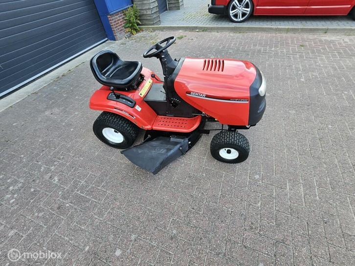 Zitmaaier  sentar  zijlosser/mulch 14/5pk b&s, Tuin en Terras, Zitmaaiers, Gebruikt, Elektrische starter, Mulchfunctie, Versnellingen