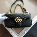 Gucci GG Marmont mini schoudertas, Sieraden, Tassen en Uiterlijk, Tassen | Damestassen, Nieuw, Schoudertasje, Zwart, Verzenden