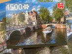 Puzzel Jumbo “Herengracht Amsterdam “ 1500 stukjes, Ophalen of Verzenden, Gebruikt, Legpuzzel
