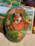 #pasen Antiek Vintage Paasei candycontainer, Diversen, Pasen, T, Nieuw, Ophalen of Verzenden, N