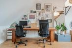 Tweepersoons bureau - geolied hout, Ophalen, Zo goed als nieuw