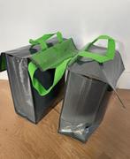 Fietstas grijs met groen, Ophalen of Verzenden, Nieuw