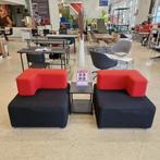 Zitelement Steelcase B-Free / wachtkamerbank / Hocker /, Ophalen, 75 tot 100 cm, 75 tot 100 cm, Stof