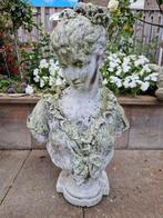 Romeinse / Griekse dames buste geïnspireerd op de oudheid., Tuin en Terras, Ophalen of Verzenden, Zo goed als nieuw