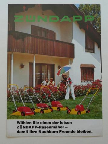 Zündapp Folder Grasmaaiers "Benzine/Elektr. Kabel/Accu" beschikbaar voor biedingen