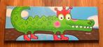 Schilderij Krokodil Siem&Co 80x30cm, Ophalen, Zo goed als nieuw