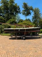 Trailer STERK met polyvalk te koop, Ophalen, Geen motor, Gebruikt, Polyvalk