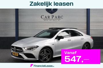 Mercedes-Benz CLA-klasse 250 e AMG LED/SFEER/PANO/HALF LEER+ beschikbaar voor biedingen