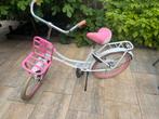 Spirit Omafiets Wit-Roze Meisjesfiets 22 incn, Fietsen en Brommers, Fietsen | Kinderfietsjes, Ophalen, Gebruikt, 20 inch of meer
