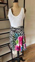 Blumarine stretch rok apart I 48/D42 nieuw, Blumarine, Blauw, Maat 42/44 (L), Nieuw