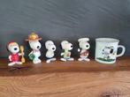 5 x Snoopy figuren van de Mac plus een mok en een glas, Verzamelen, Ophalen of Verzenden, Snoopy, Zo goed als nieuw, Gebruiksvoorwerp