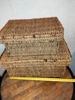 2 manden met deksels brocante, ., Ophalen of Verzenden, Zo goed als nieuw, .