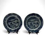 Twee 18e eeuwse Chinees porseleinen borden, Tea Cultivation, Antiek en Kunst, Ophalen of Verzenden