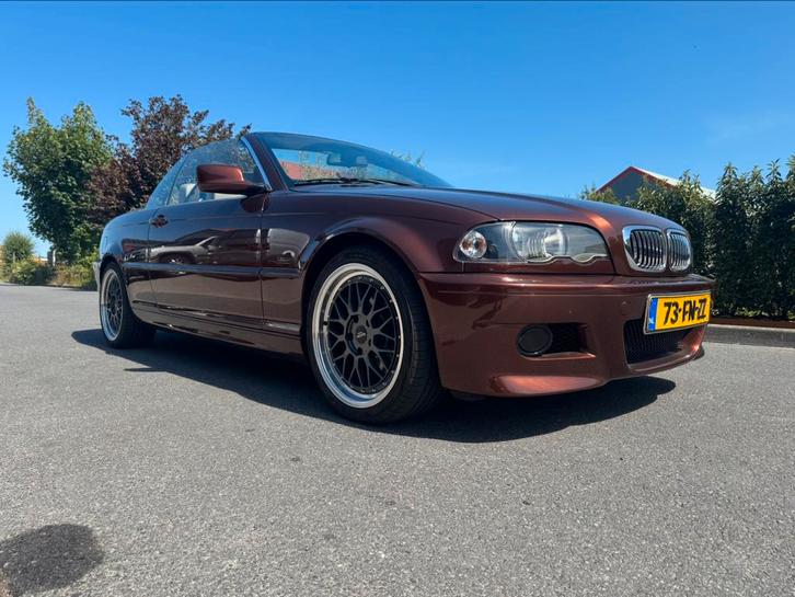 BMW 3-Serie 2.5 CI 323 Cabriolet 2000 Bruin, Auto's, BMW, Bedrijf, 3-Serie, Benzine, Cabriolet, Handgeschakeld, Origineel Nederlands