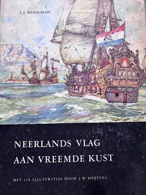 ** Plaatjesalbum: Neerlands vlag aan vreemde kust (1955), Boeken, Prentenboeken en Plaatjesalbums, Gelezen, Plaatjesalbum, Ophalen of Verzenden