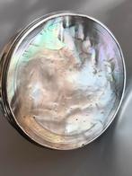 Zilver en parelmoer snuifdoos 18e eeuw, Postzegels en Munten, Ophalen of Verzenden, Zilver