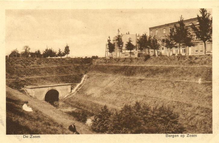 De Zoom - Bergen op Zoom - ongelopen, Verzamelen, Ansichtkaarten | Nederland, Ongelopen, Noord-Brabant, Voor 1920, Ophalen of Verzenden