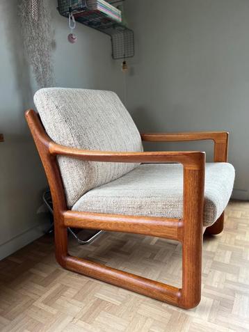 2 x Vintage design stoel relax lounge zetel fauteuil chair beschikbaar voor biedingen