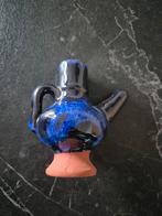 Vintage blauw keramiek kannetje, Ophalen