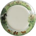 Ontbijtborden Paard - Schaap Wiebe van der Zee servies, Huis en Inrichting, Keuken | Servies, Overige materialen, Nieuw, Ophalen of Verzenden