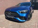 Mercedes-Benz C-klasse 180 AMG Night Edition Pano, Automaat, 4 cilinders, Blauw, Leder