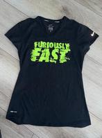 Nike dri-fit xs shirt tshirt sportshirt zwart zwarte, Nike, Gedragen, Overige typen, Maat 34 (XS) of kleiner