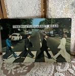 Metalen plaat van the Beatles.  ( Abby Road ), Ophalen of Verzenden