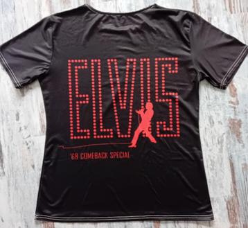 Elvis,shirt,top,maat 42/44,concert,feest,zwart,68 comeback  beschikbaar voor biedingen